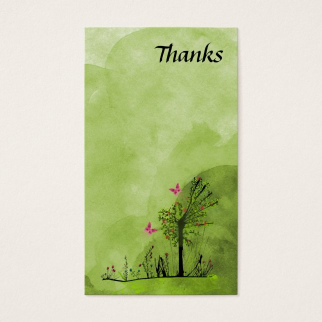 Butterflies and flowers (Front)