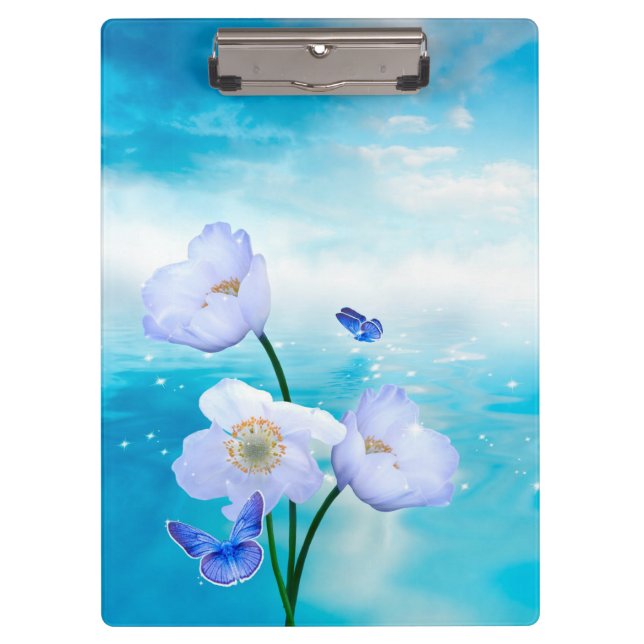 Butterflies and Flowers Clipboard (Front)