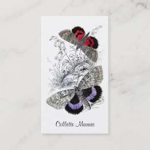 Butterflies And Foliage Calling Card
