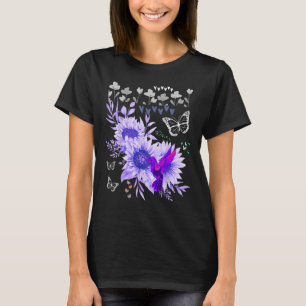 Butterflies And Hummingbirds Find The Garden Butte T-Shirt