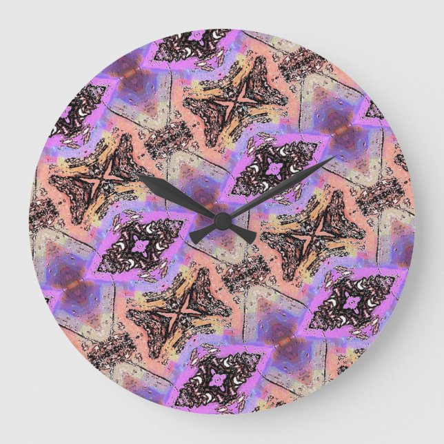 BUTTERFLIES AND MOTHS LARGE CLOCK (Front)