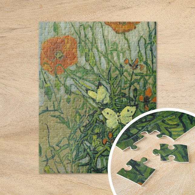 Butterflies and Poppies | Vincent van Gogh Jigsaw Puzzle (Creator Uploaded)