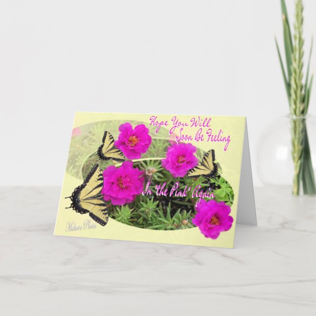 Butterflies and Rosemoss Card (Front)