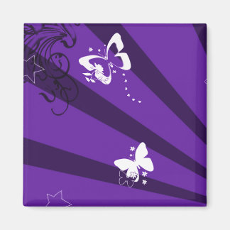 Butterflies and Stars 6 Magnet