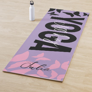 Butterflies Any Colour Personalised Name Yoga Mat