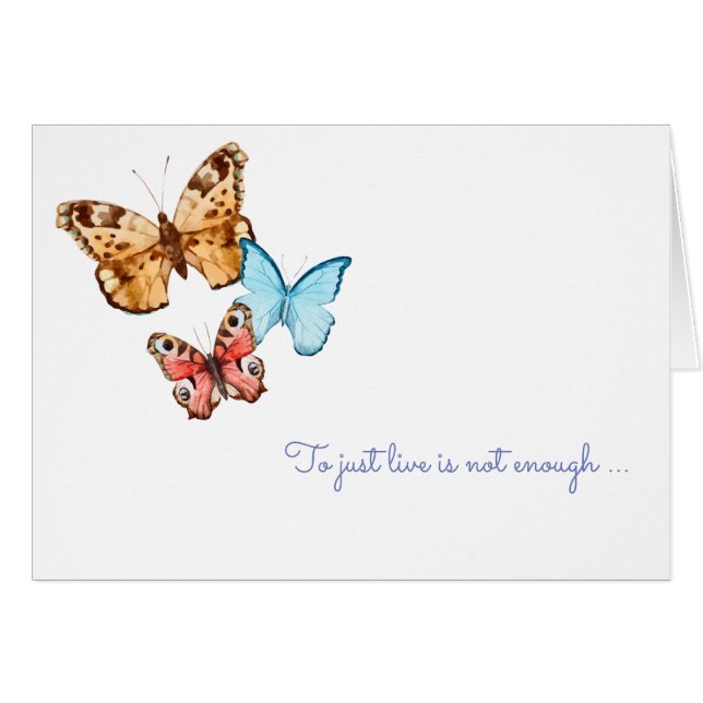 Butterflies are free (Front Horizontal)