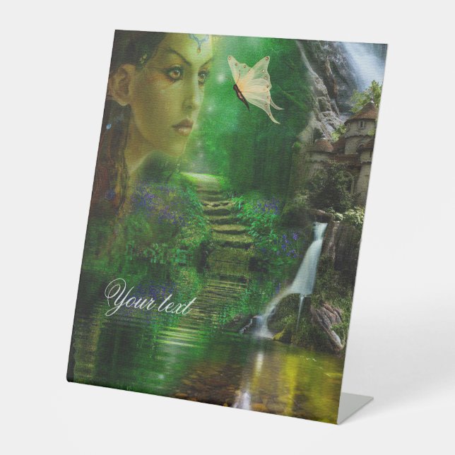 Butterflies are free to fly  pedestal sign (Front)