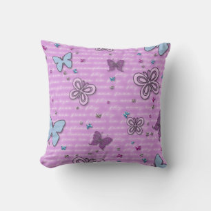 Butterflies are Free to Fly Throw PIllow