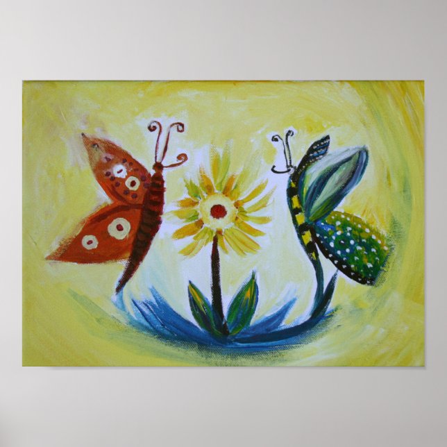 Butterflies Art  Value Poster Paper (Matte) (Front)