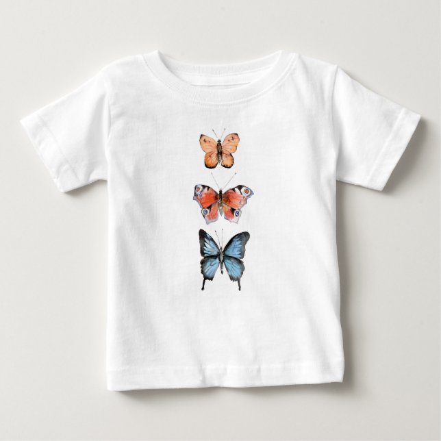 Butterflies Baby T-Shirt (Front)