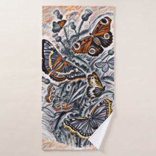 Butterflies Bath Towel