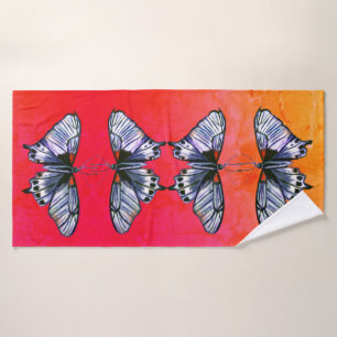 Butterflies Bath Towel Set
