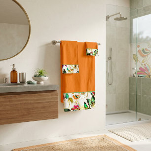 Butterflies Bath Towel Set