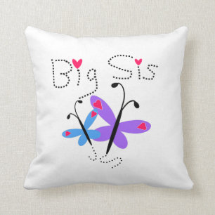 Butterflies Big Sis Gifts Cushion