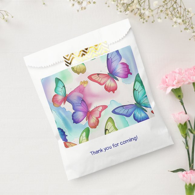 Butterflies Birthday Party Shower Wedding Favour Bag (Sealed)