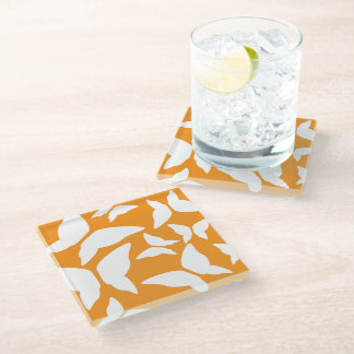 Butterflies Bright Bold Eclectic Kitchen Glass Coaster