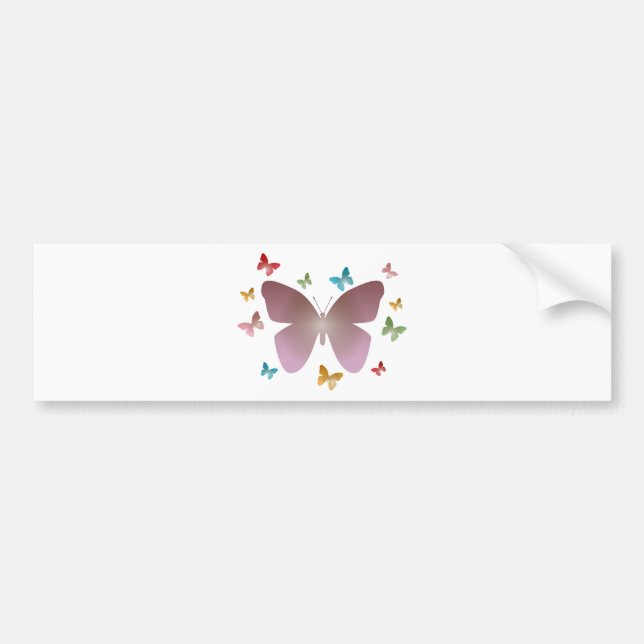 Butterflies Bumper Sticker (Front)