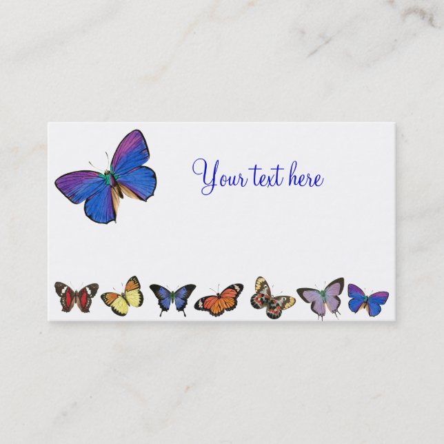 Butterflies Business Cards (Front)