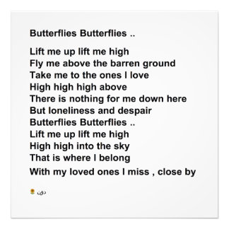 BUTTERFLIES BUTTERFLIES (OPTION 1) PHOTO PRINT