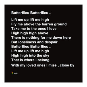 BUTTERFLIES BUTTERFLIES (OPTION 2) PHOTO PRINT