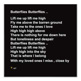 BUTTERFLIES BUTTERFLIES (OPTION 2) PHOTO PRINT