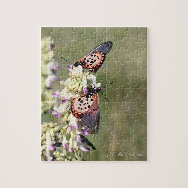Butterflies Capture On "Amajuba Mountain" Jigsaw Puzzle (Vertical)