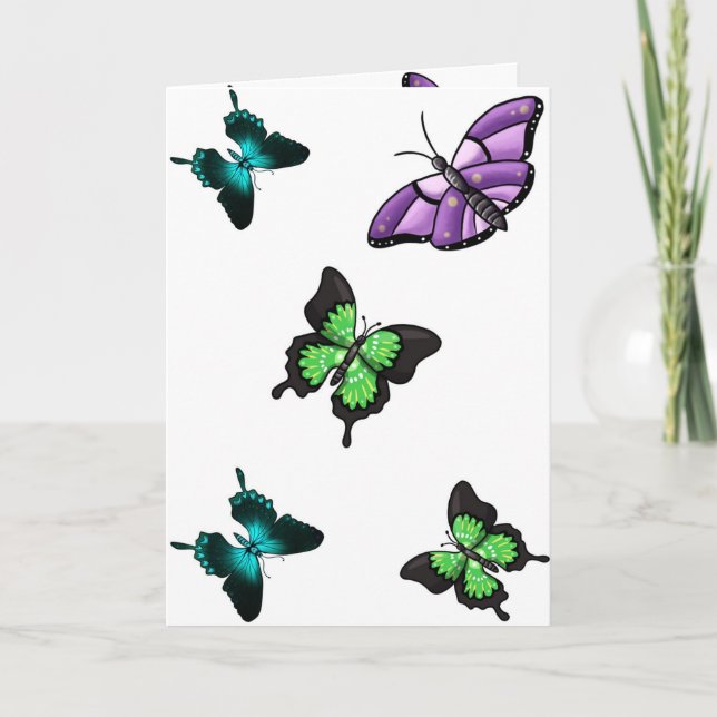 Butterflies Card (Front)