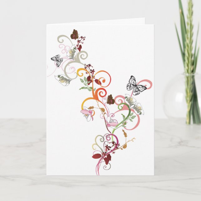 Butterflies Card (Front)