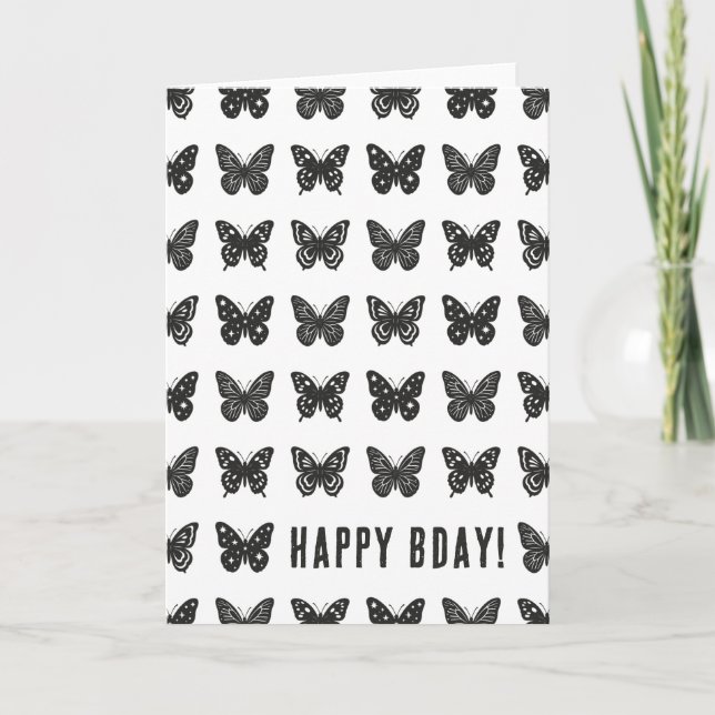 Butterflies  card (Front)