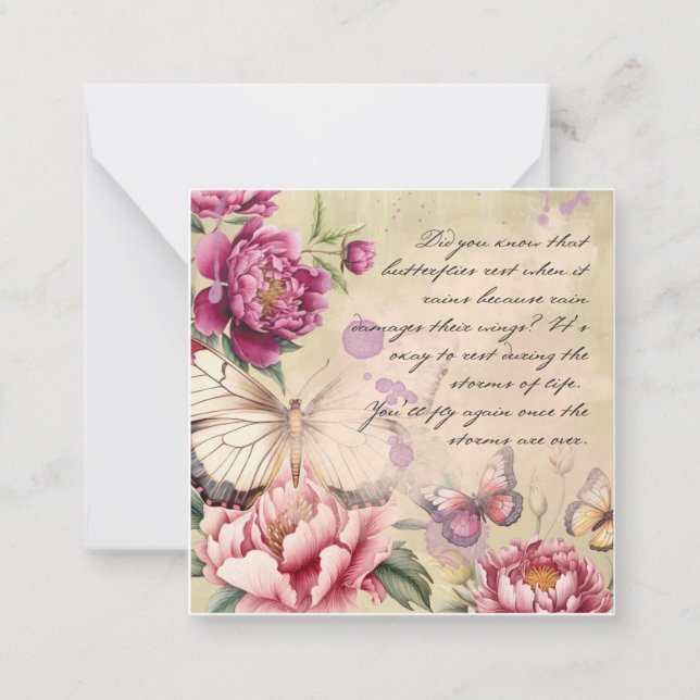 Butterflies  card (Front)