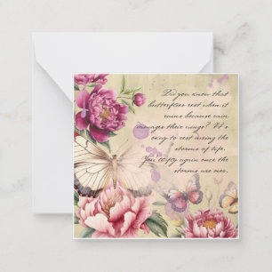 Butterflies  card