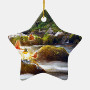 Butterflies Ceramic Ornament