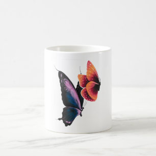 butterflies coffee mug