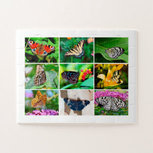 Butterflies Collage, Age 4, 30 Pieces Jigsaw Puzzle