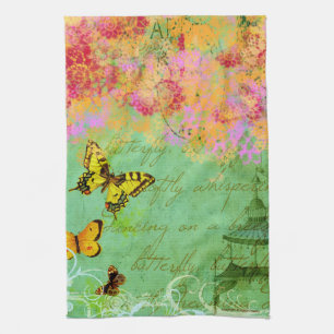 Butterflies Dancing on a Breeze Kitchen Towel
