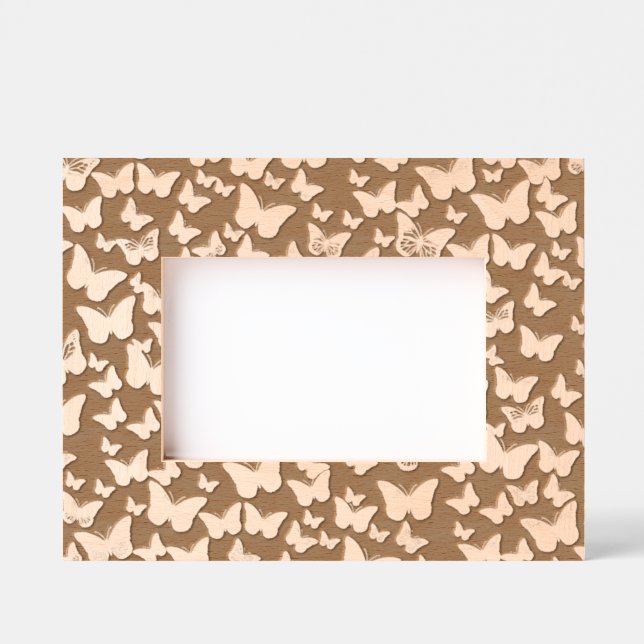Butterflies Design Etched Frames (Front)