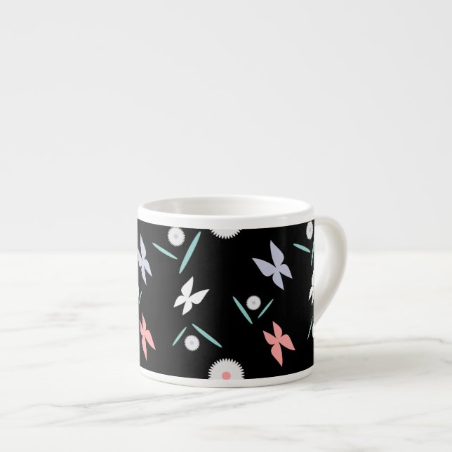 Butterflies Espresso Cup (Front Right)