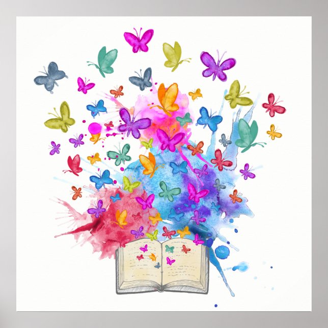 Butterflies explosion poster (Front)