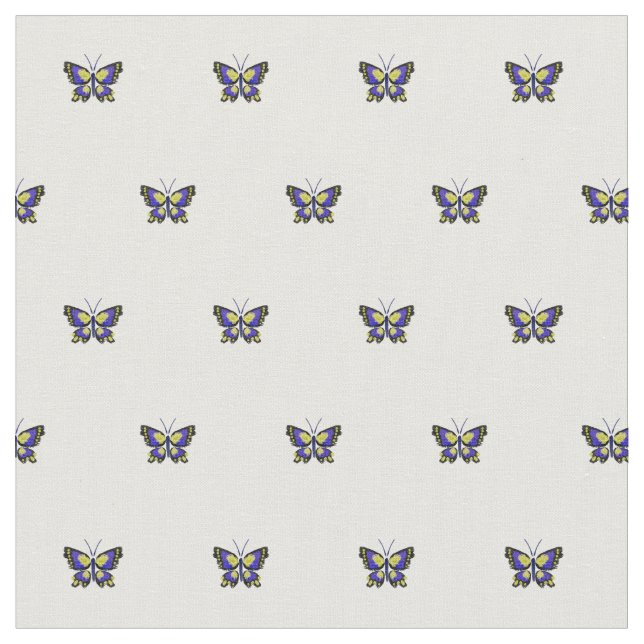 Butterflies Fabric (Close Up)
