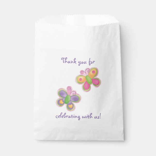 Butterflies Favour Bag (Front)