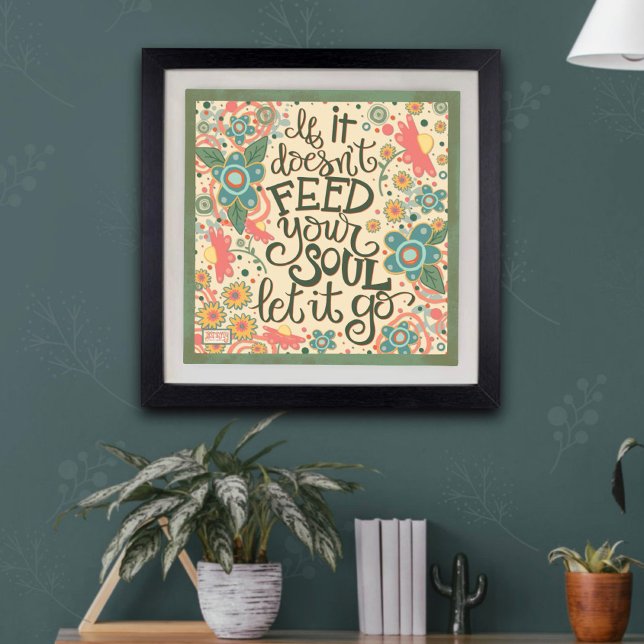 Butterflies Feed Your Soul Pretty Inspirivity Poster (Creator Uploaded)