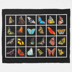 Butterflies Fleece Blanket