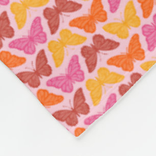 Butterflies Fleece Blanket