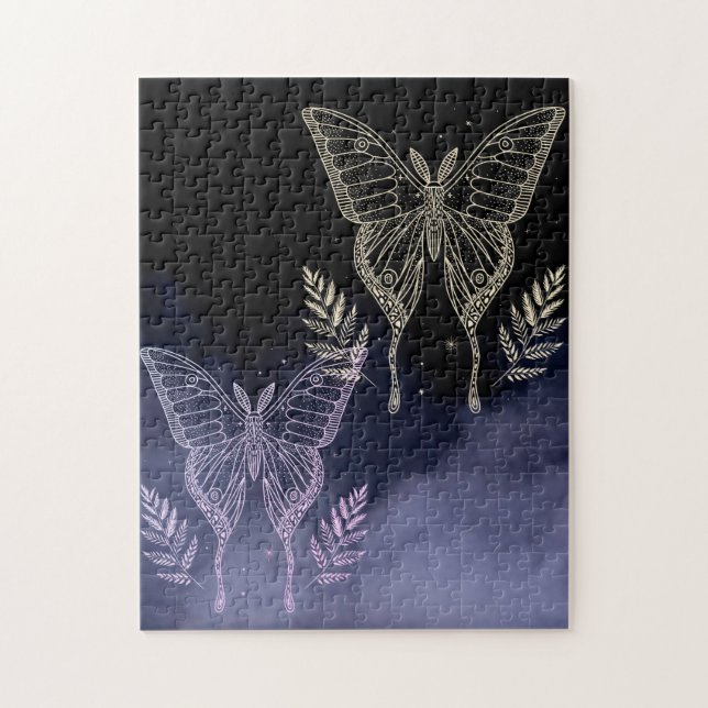 Butterflies Fleece puzzle (Vertical)