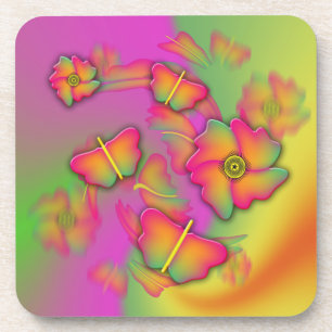 Butterflies & Flowers Coaster