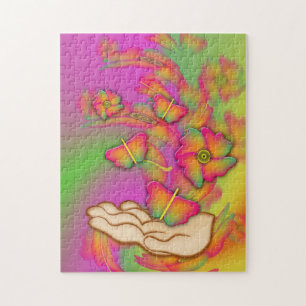 Butterflies & Flowers Jigsaw Puzzle