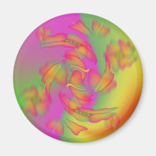 Butterflies & Flowers Magnet