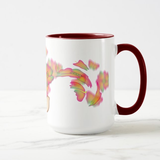 Butterflies & Flowers Mug (Right)
