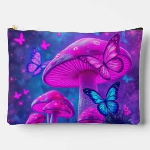 Butterflies Flowers Mushrooms-Fairycore Accessory Pouch