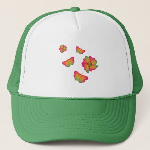 Butterflies & Flowers Trucker Hat